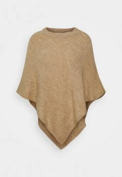 JDYELANOR PONCHO - Cape - Oatmeal