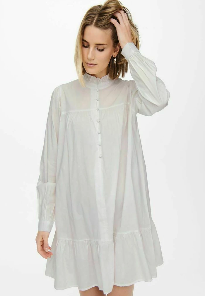 JDY Robe Chemise - Cloud Dancer 4 JDY Robe Chemise - Cloud Dancer – Image 4