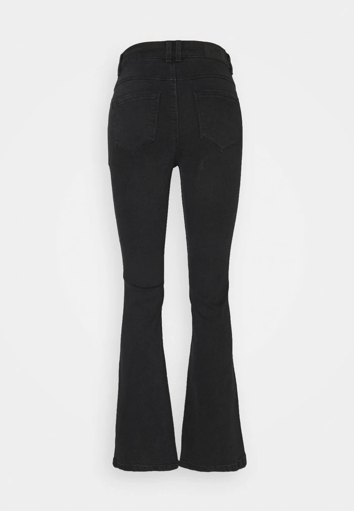 JDYNEWFLORA LIFE HIGH - Jean Flare - Dark Grey Denim 2 JDYNEWFLORA LIFE HIGH - Jean Flare - Dark Grey Denim – Image 2