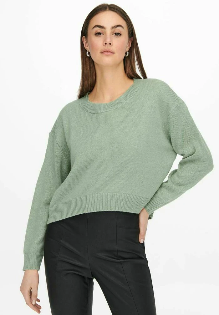 JDY Pullover - Mineral Gray 1 JDY Pullover - Mineral Gray