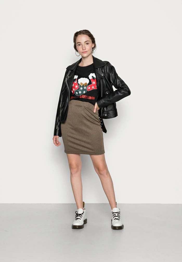 JDYCALLIE LIFE X MAS - T-shirt Imprimé - Black 2 JDYCALLIE LIFE X MAS - T-shirt Imprimé - Black – Image 2