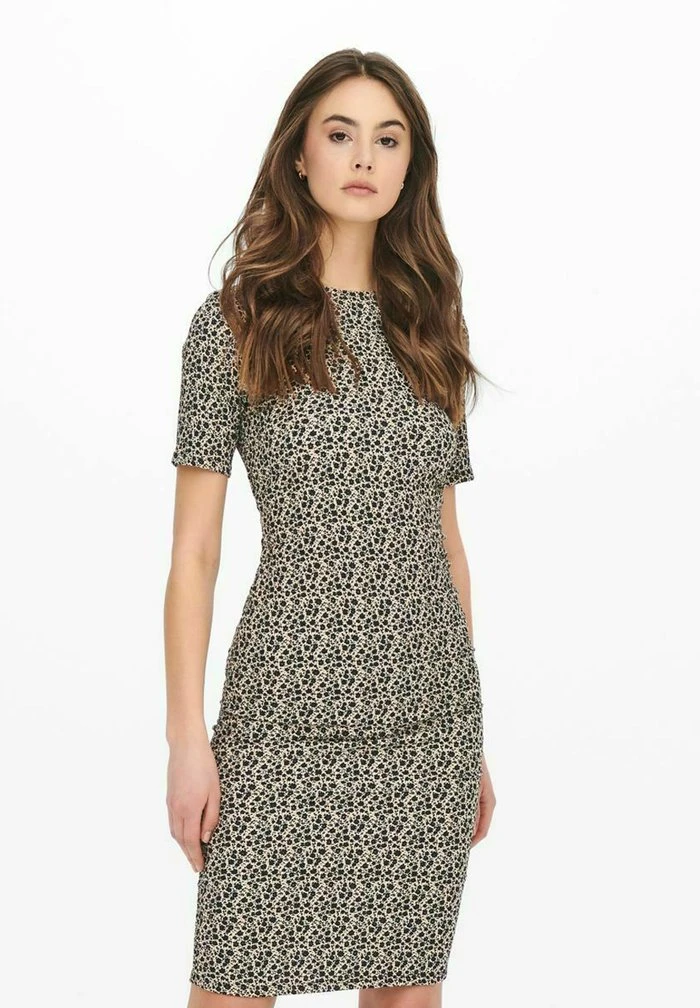 JDY Robe Fourreau - Cloud Dancer 1 JDY Robe Fourreau - Cloud Dancer