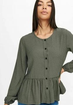 JDY LANGÄRMELIGES - Blouse - Basil -JDY Soldes Magasin 325c833ce0da4d1b90b2f91a7e7674f1