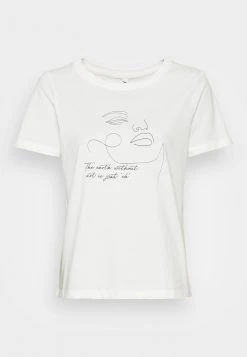 JDYFLORA - T-shirt Imprimé - Off White -JDY Soldes Magasin 33b76c02c38d4757b2087a7cfb144896