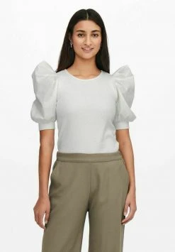 JDY T-shirt Basique - Cloud Dancer