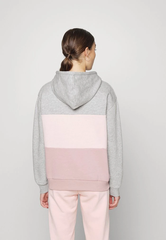 JDYLINE LIFE BLOCK HOOD - Sweatshirt - Light Grey Melange 3 JDYLINE LIFE BLOCK HOOD - Sweatshirt - Light Grey Melange – Image 3