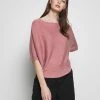 JDY BEHAVE BATSLEEVE - Pullover - Mauve Melange
