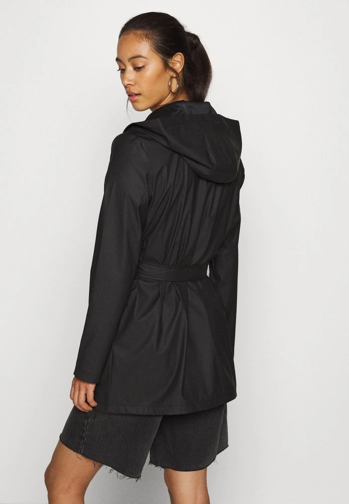 JDYSHELBY BELT RAINCOAT - Veste Imperméable - Black 3 JDYSHELBY BELT RAINCOAT - Veste Imperméable - Black – Image 3