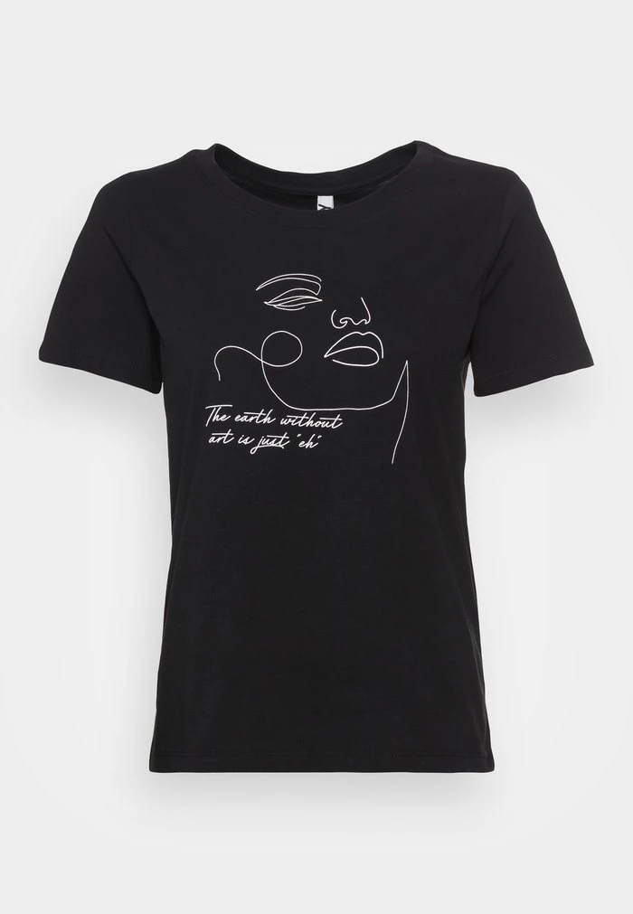 JDYFLORA - T-shirt Imprimé - Black 4 JDYFLORA - T-shirt Imprimé - Black – Image 4