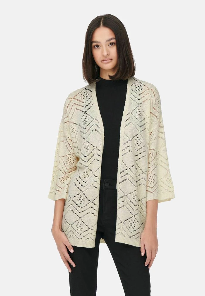 JDY 3/4-ARM - Gilet - Eggnog 1 JDY 3/4-ARM - Gilet - Eggnog