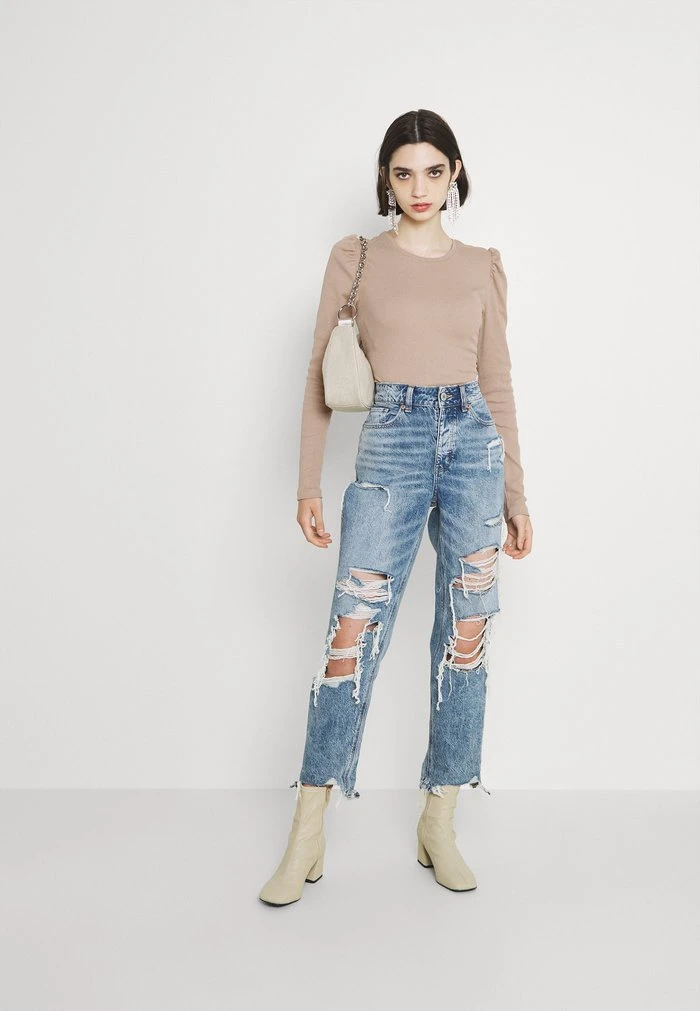 JDYCEREN PUFF SLEEVE - T-shirt à Manches Longues - Chanterelle 2 JDYCEREN PUFF SLEEVE - T-shirt à Manches Longues - Chanterelle – Image 2