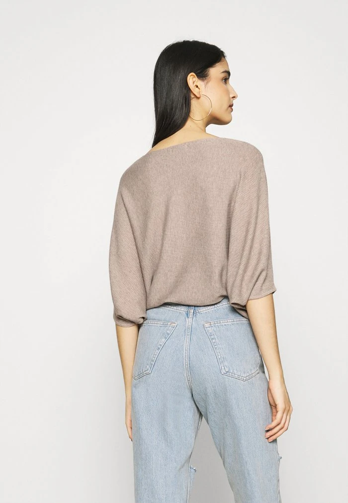 JDY BEHAVE BATSLEEVE - Pullover - Simply Taupe Melange 3 JDY BEHAVE BATSLEEVE - Pullover - Simply Taupe Melange – Image 3