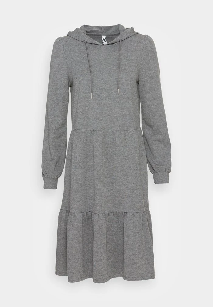 JDYMARY DRESS - Robe De Jour - Dark Grey Melange 4 JDYMARY DRESS - Robe De Jour - Dark Grey Melange – Image 4