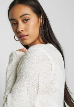 JDY Pullover - White -JDY Soldes Magasin 3c7314b63c4e4572a6c54aff7e290fa9