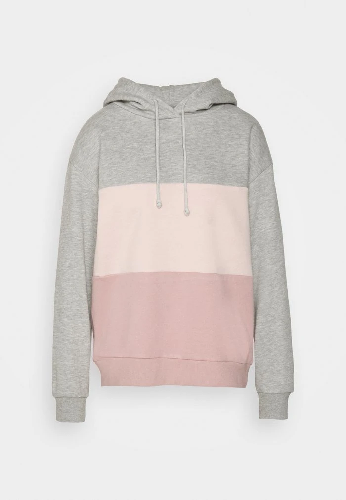 JDYLINE LIFE BLOCK HOOD - Sweatshirt - Light Grey Melange 5 JDYLINE LIFE BLOCK HOOD - Sweatshirt - Light Grey Melange – Image 5