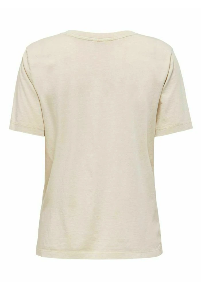 JDYFAROCK LIFE V NECK - T-shirt Basique - Oatmeal 6 JDYFAROCK LIFE V NECK - T-shirt Basique - Oatmeal – Image 6