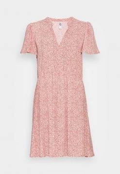 JDYSTARR LIFE V NECK DRESS - Robe De Jour - Etruscan Red/cloud Dancer -JDY Soldes Magasin 3d7eb7ee89e84d20a098bd1ad46ee3a1