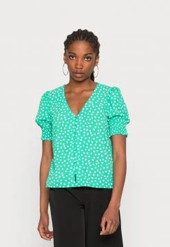 JDYJULIA SMOCK - Blouse - Mint/cloud Dancer