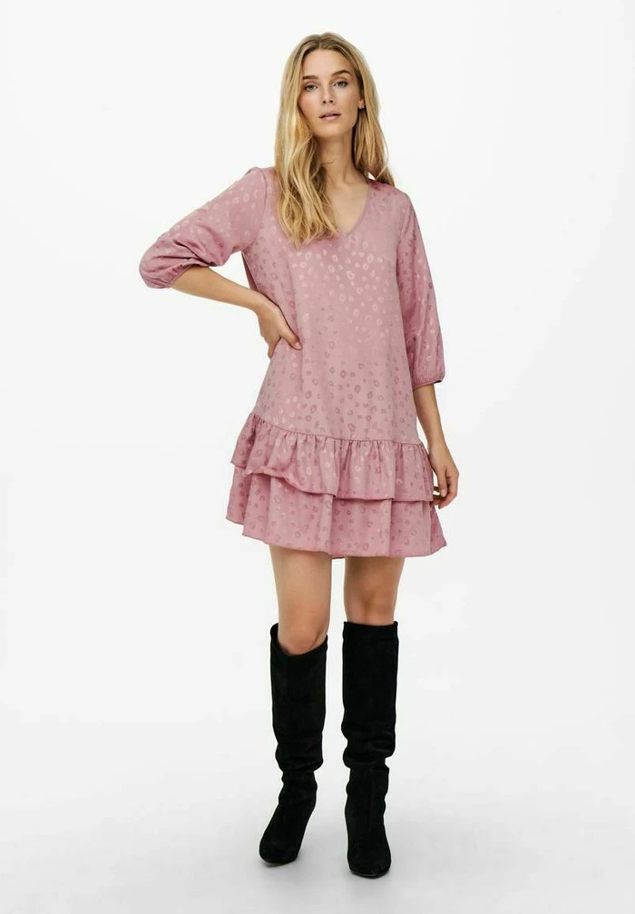 JDY V-AUSSCHNITT - Robe De Jour - Nostalgia Rose 2 JDY V-AUSSCHNITT - Robe De Jour - Nostalgia Rose – Image 2