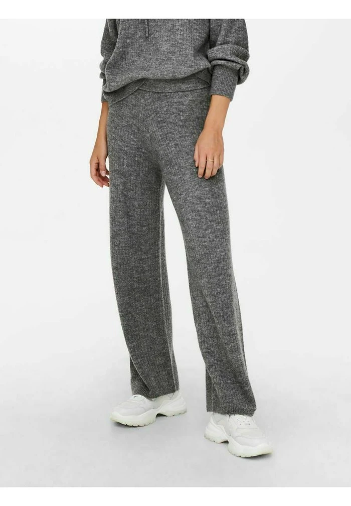 JDY Pantalon Classique - Dark Grey Melange 1 JDY Pantalon Classique - Dark Grey Melange