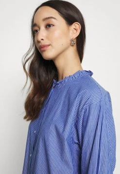 JDY BUBBLE LIFE FRILL LONG - Chemisier - Estate Blue/cloud Dancer 9 JDY BUBBLE LIFE FRILL LONG - Chemisier - Estate Blue/cloud Dancer -JDY Soldes Magasin 3f4fbac2b35c43e09160fdddfed7b287