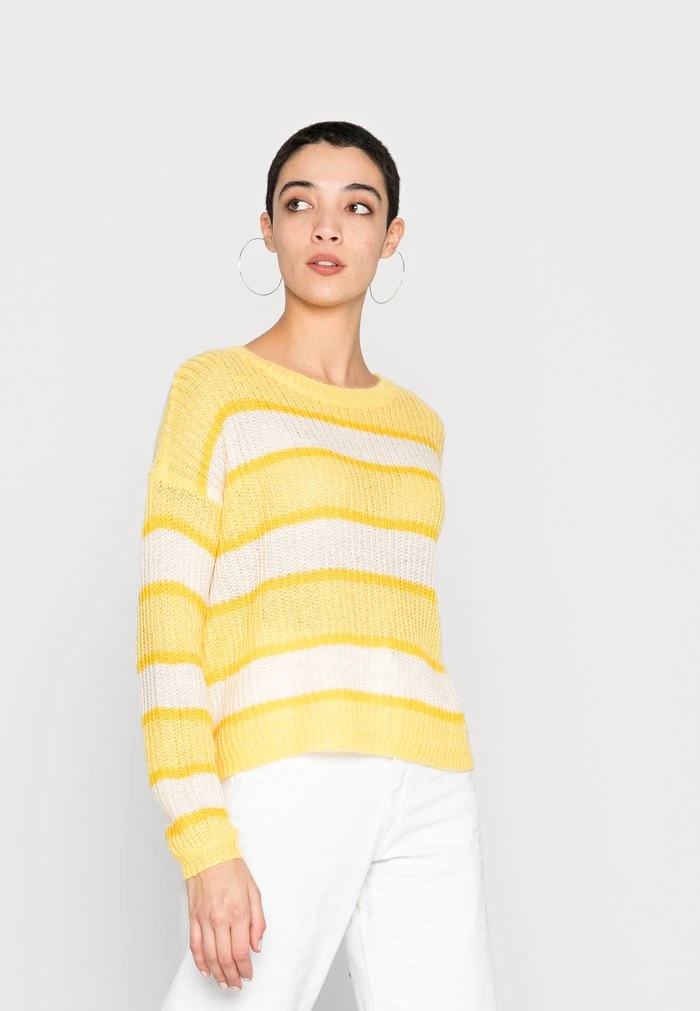 JDYBADUT - Pullover - Yellow Cream 1 JDYBADUT - Pullover - Yellow Cream