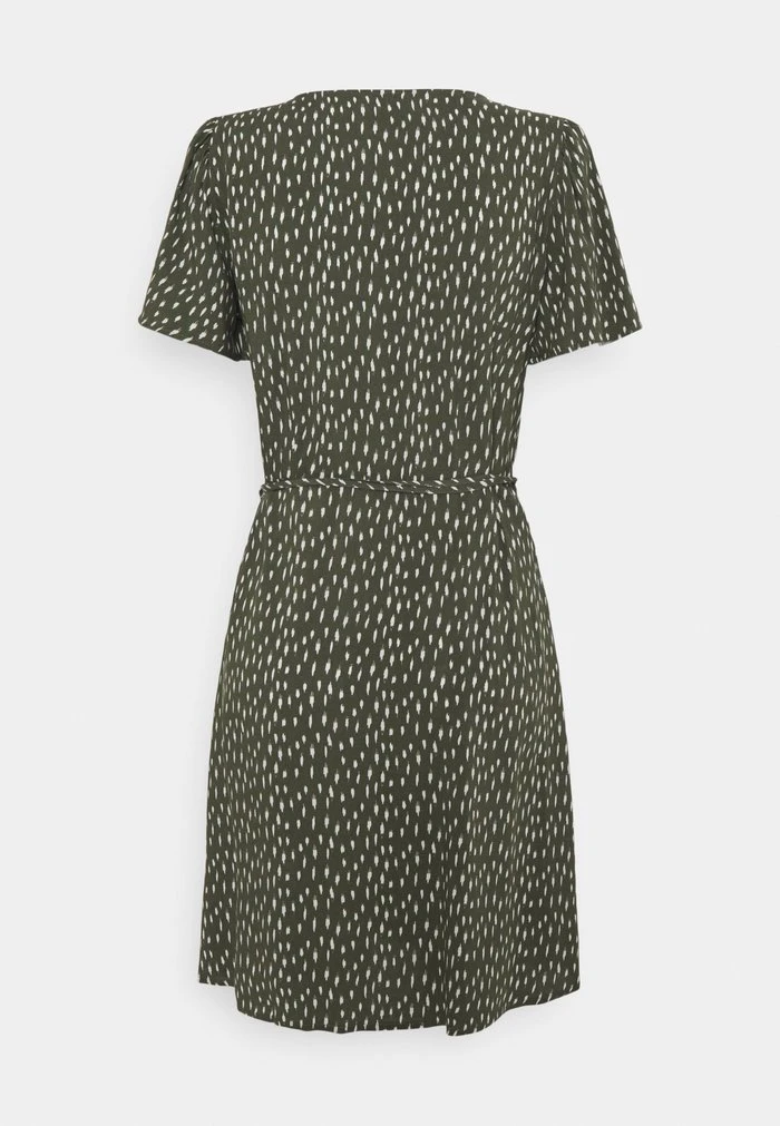 JDYSTAAR LIFE WRAP DRESS - Robe De Jour - Beetle/cement 2 JDYSTAAR LIFE WRAP DRESS - Robe De Jour - Beetle/cement – Image 2