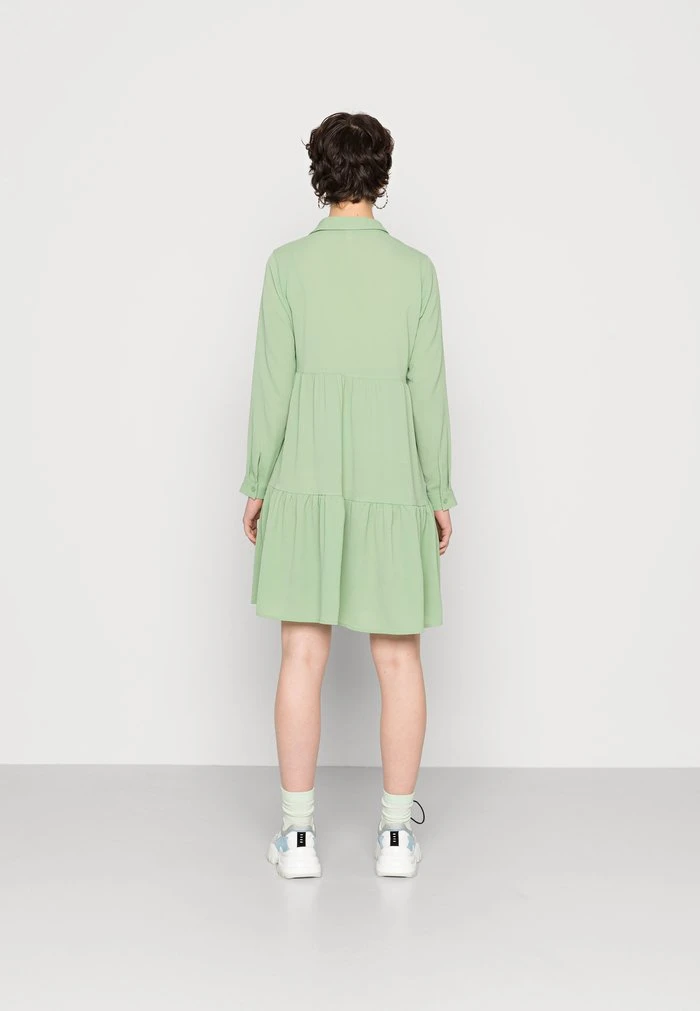 JDYPIPER DRESS - Robe Chemise - Basil 3 JDYPIPER DRESS - Robe Chemise - Basil – Image 3