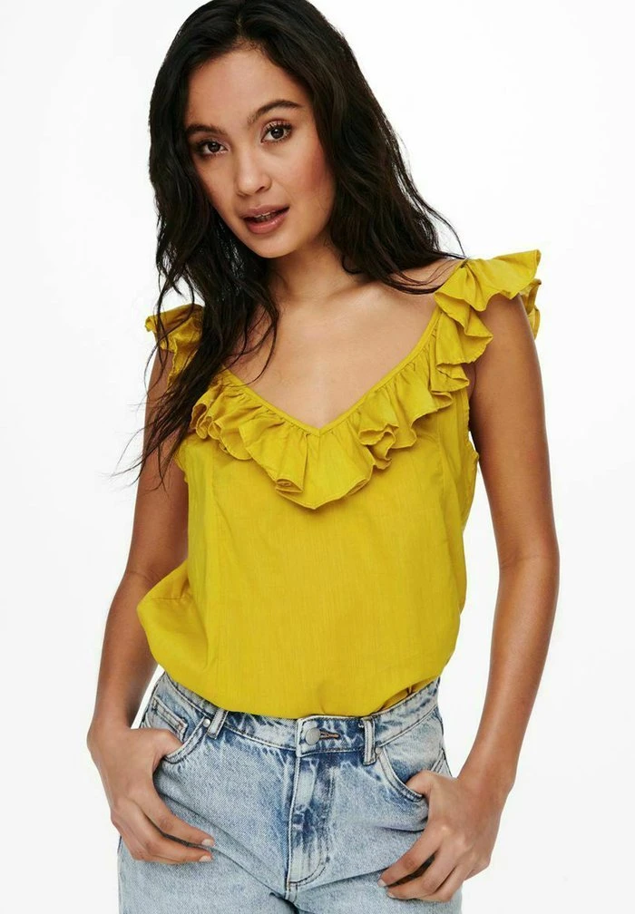 JDY Débardeur - Lemon Curry 5 JDY Débardeur - Lemon Curry – Image 5