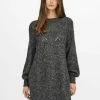 JDY LANGER SCHLITZDETAIL - Pullover - Dark Grey Melange