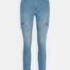 JDYNIKKI LIFE HIGH ANKLE - Jeans Skinny - Light Blue Denim