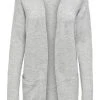 JDY Gilet - Light Grey Melange