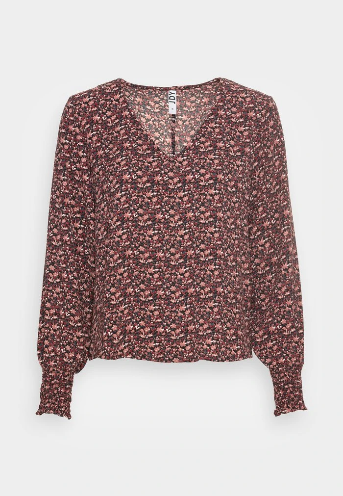 JDYPIPER V NECK - Blouse - Black/light Pink 4 JDYPIPER V NECK - Blouse - Black/light Pink – Image 4