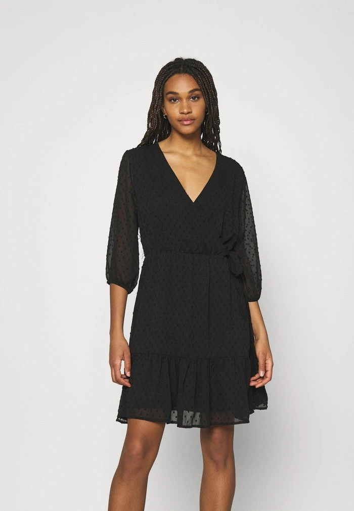 JDYEMILIA WRAP DRESS - Robe De Jour - Black 1 JDYEMILIA WRAP DRESS - Robe De Jour - Black