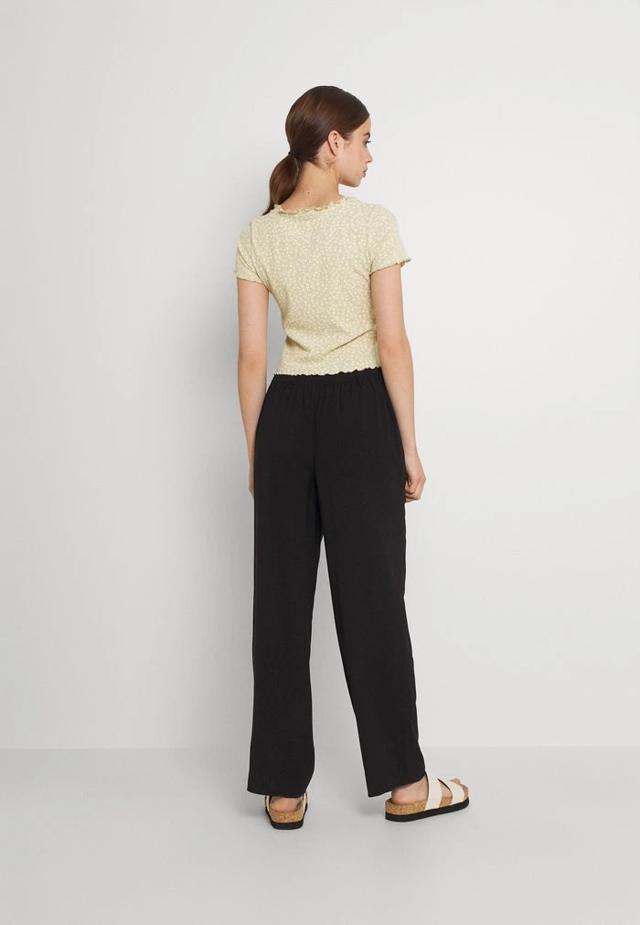JDYSALOMWWIDE PANT - Pantalon Classique - Black 1 JDYSALOMWWIDE PANT - Pantalon Classique - Black