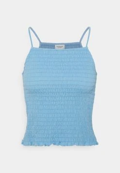 JDYFRULLA SMOCK STRAP - Débardeur - Dusk Blue