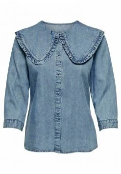JDY 3/4 ÄRMEL KRAGEN - Chemisier - Light Blue Denim -JDY Soldes Magasin 4ce6d4b838694461821ec080a49a2517