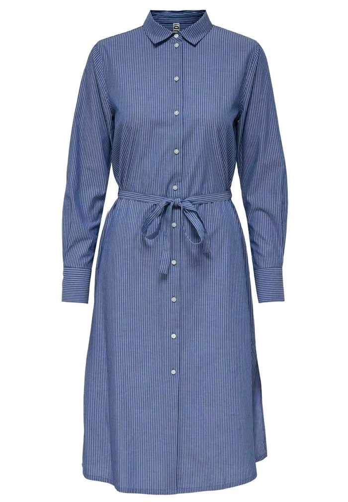 JDY Robe Chemise - Estate Blue 5 JDY Robe Chemise - Estate Blue – Image 5