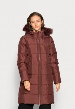 JDYELI SUNNY LONG PADDED - Veste D'hiver - Bitter Chocolate