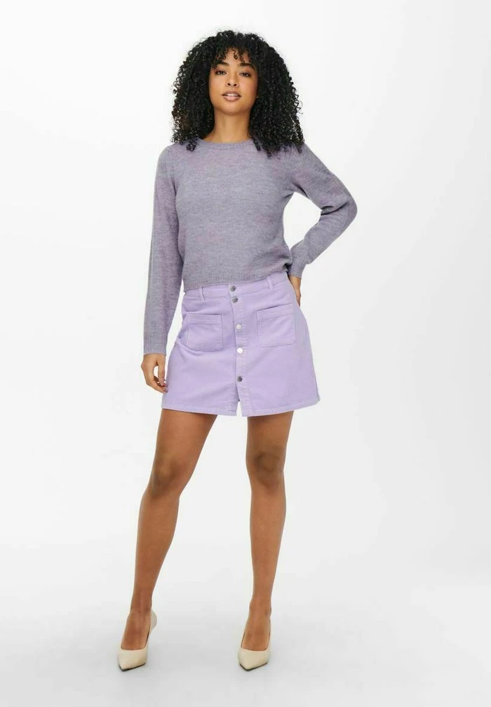 JDY EINFARBIGER - Pullover - Lavender Gray 2 JDY EINFARBIGER - Pullover - Lavender Gray – Image 2