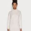 JDY ROLLNECK - Robe Pull - Oatmeal Melange