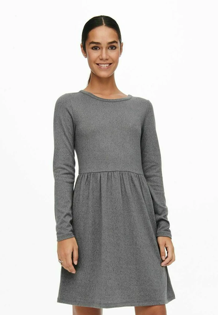 JDYTONSY - Robe Pull - Dark Grey Melange 1 JDYTONSY - Robe Pull - Dark Grey Melange