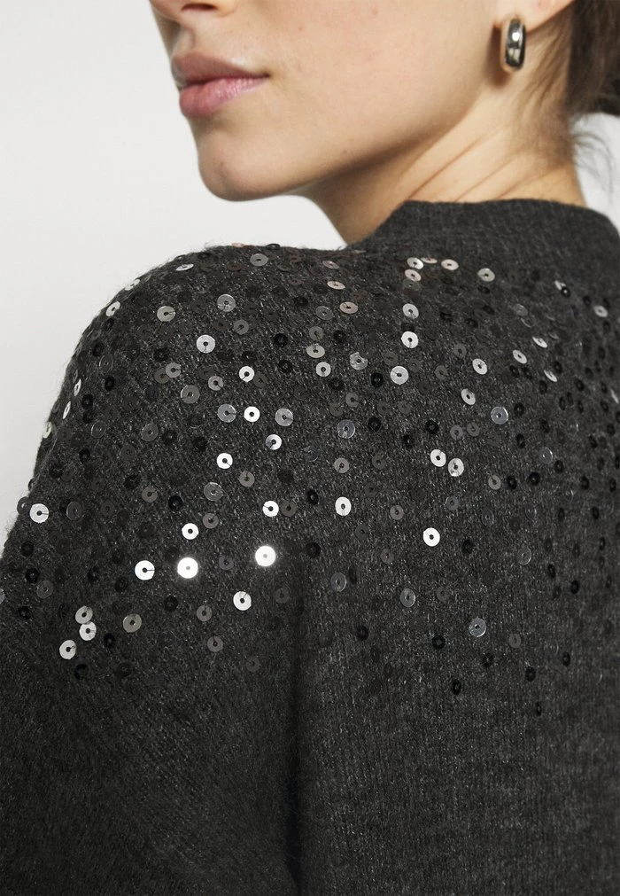 JDYNEWESTSPARKLE - Pullover - Dark Grey Melange 5 JDYNEWESTSPARKLE - Pullover - Dark Grey Melange – Image 5