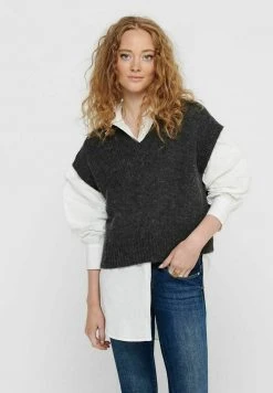 JDY T-shirt Imprimé - Dark Grey Melange