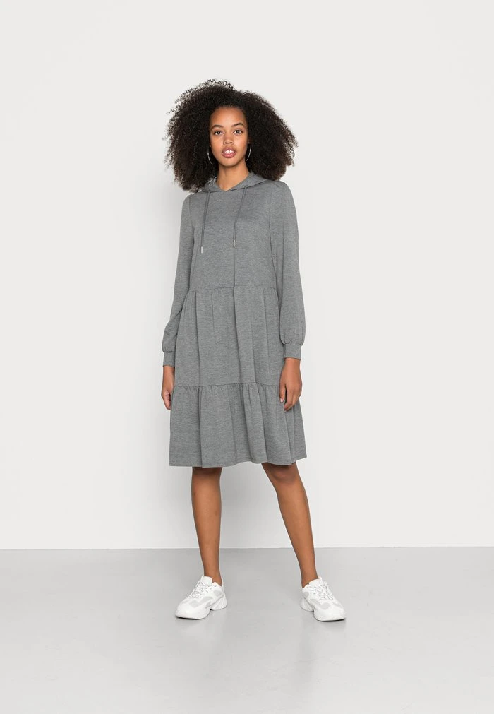JDYMARY DRESS - Robe De Jour - Dark Grey Melange 1 JDYMARY DRESS - Robe De Jour - Dark Grey Melange
