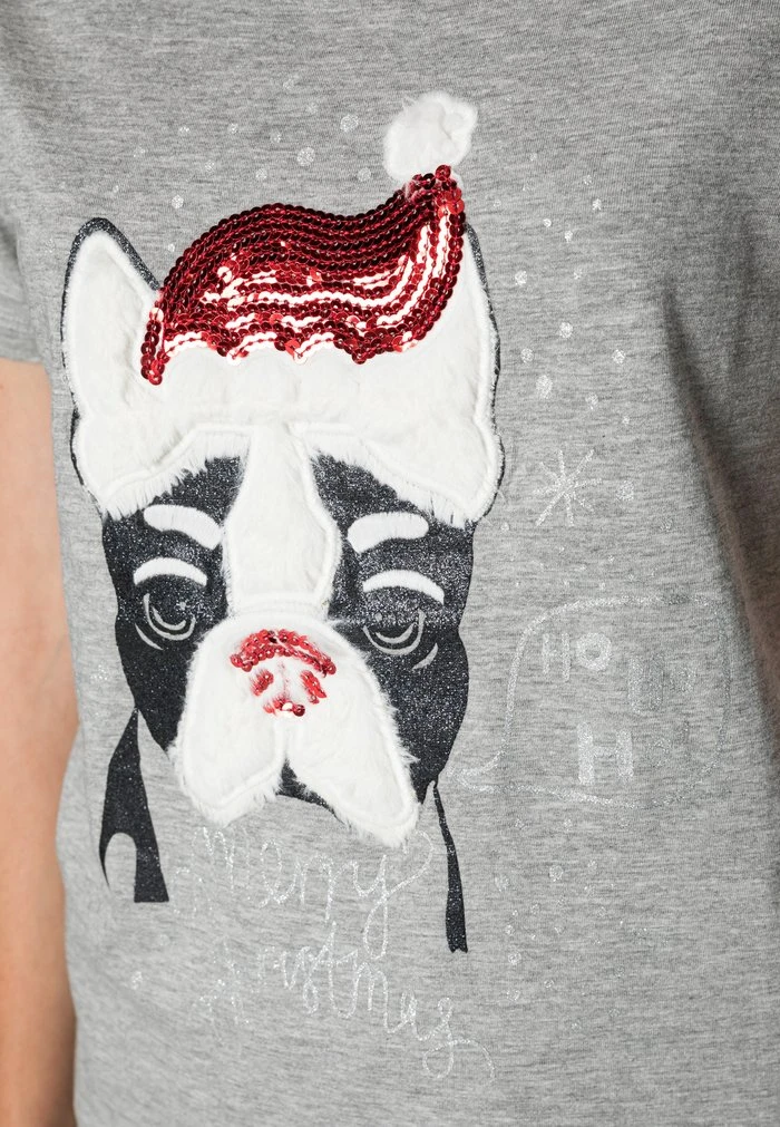 JDYCALLIE LIFE X MAS - T-shirt Imprimé - Light Grey Melange 5 JDYCALLIE LIFE X MAS - T-shirt Imprimé - Light Grey Melange – Image 5