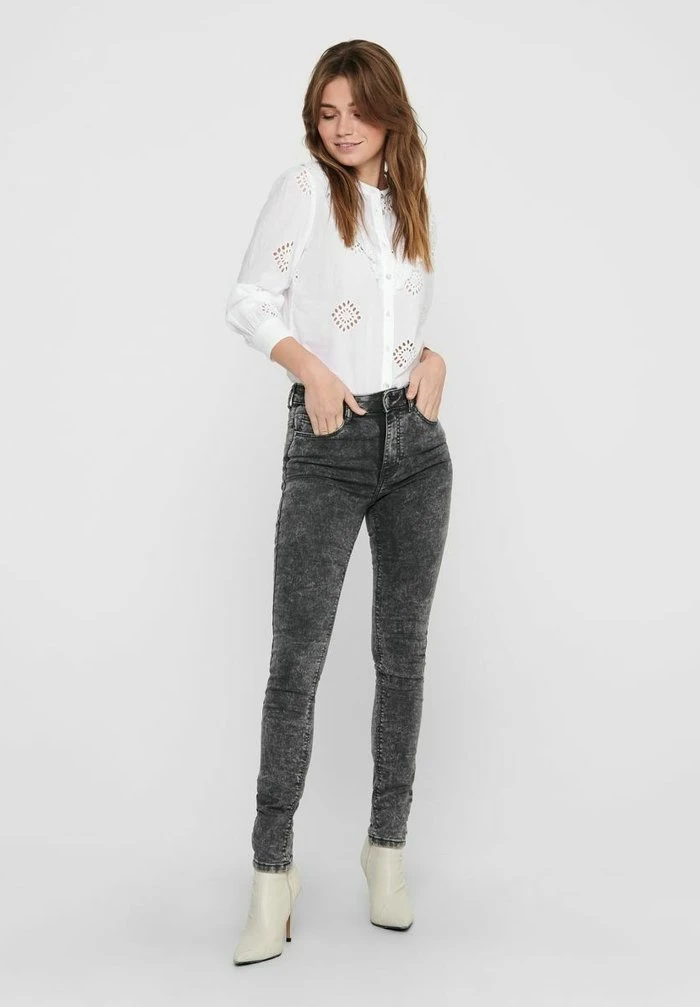 JDY Jeans Skinny - Grey Denim 2 JDY Jeans Skinny - Grey Denim – Image 2