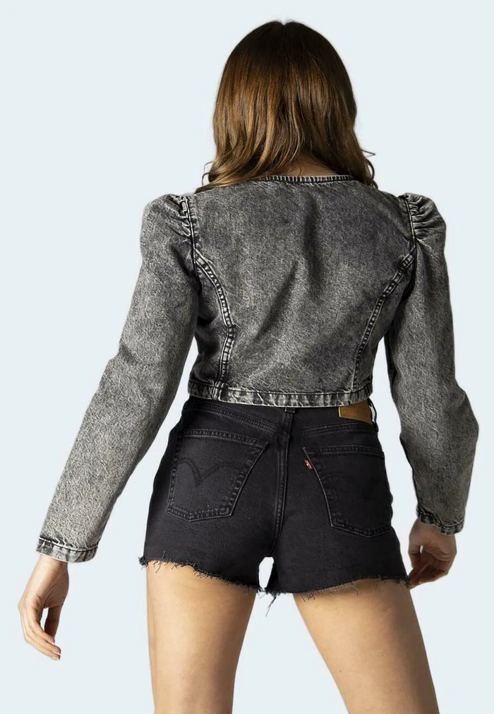 JDY PUFF SLEEVE - Veste En Jean - Dark Grey 2 JDY PUFF SLEEVE - Veste En Jean - Dark Grey – Image 2