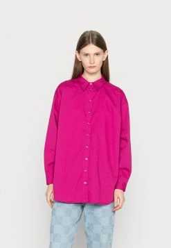 JDY MOLLY SOLID OVERSIZE SHIRT - Chemisier - Festival Fuchsia
