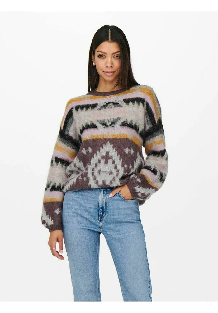 JDY Pullover - Flint Jacqaurd 1 JDY Pullover - Flint Jacqaurd